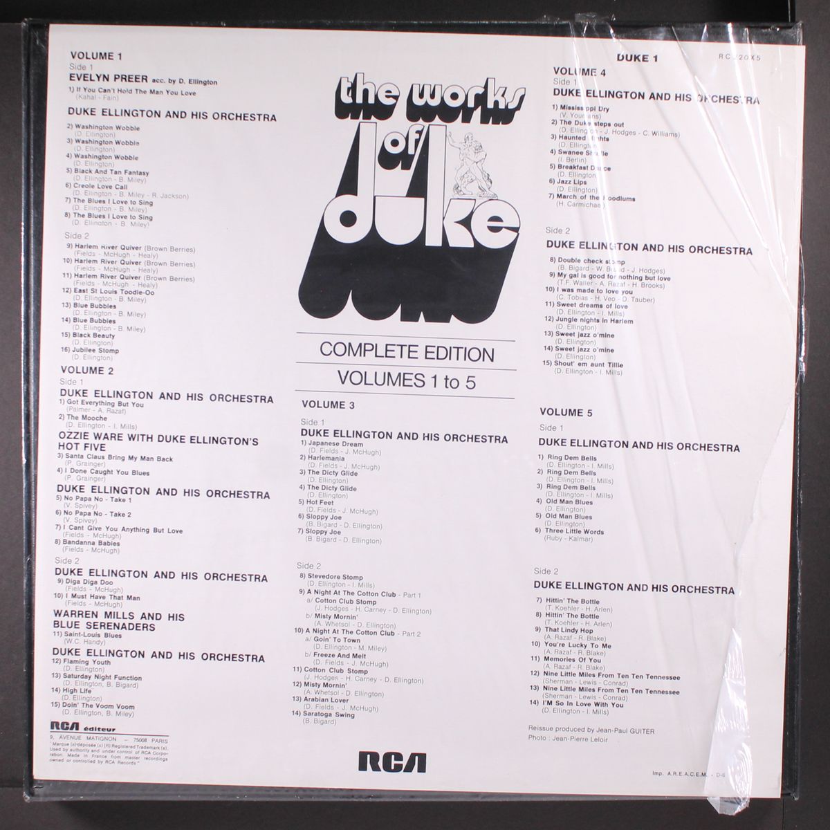 the works of duke, vols. 1-5 by DUKE ELLINGTON