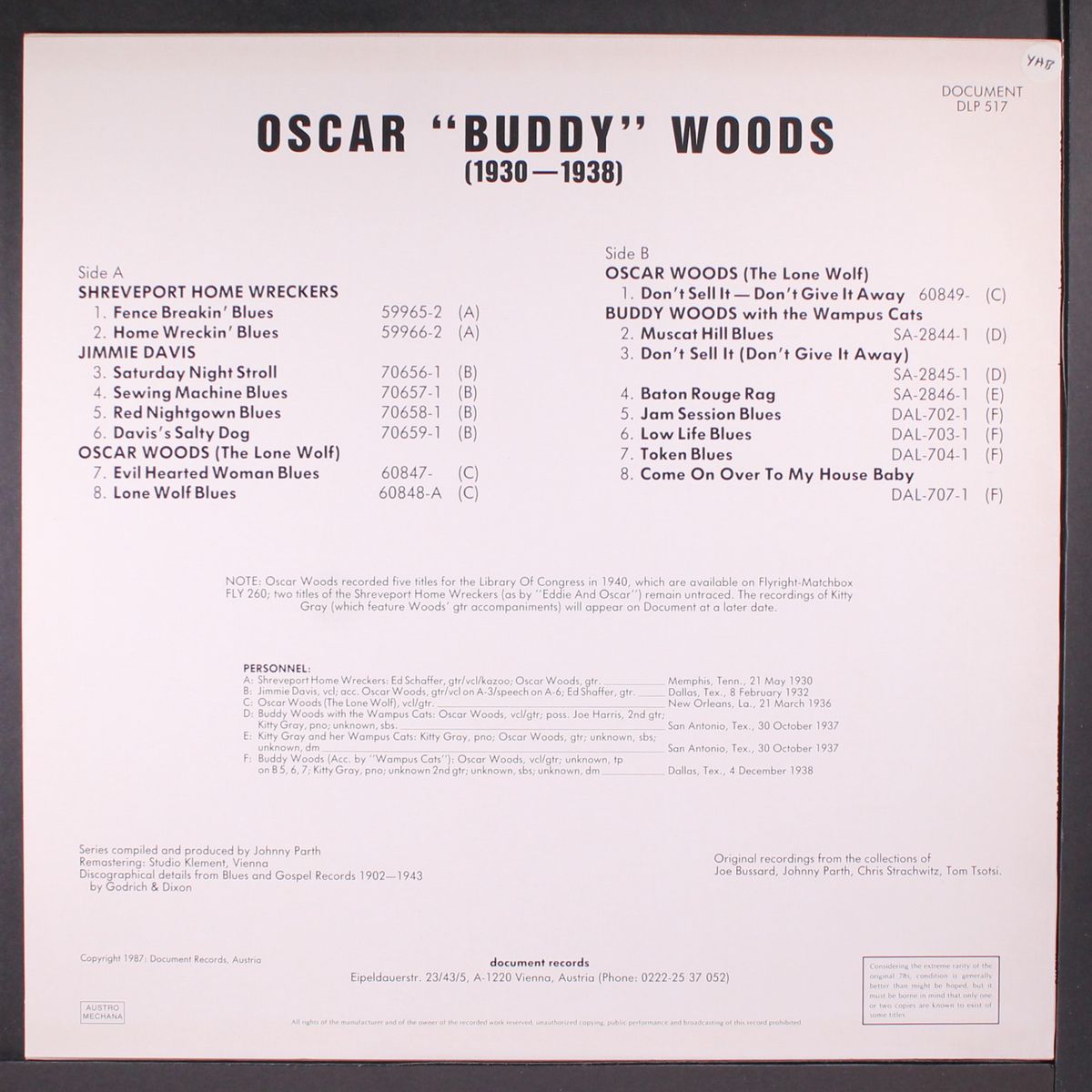 the lone wolf by OSCAR 'BUDDY' WOODS