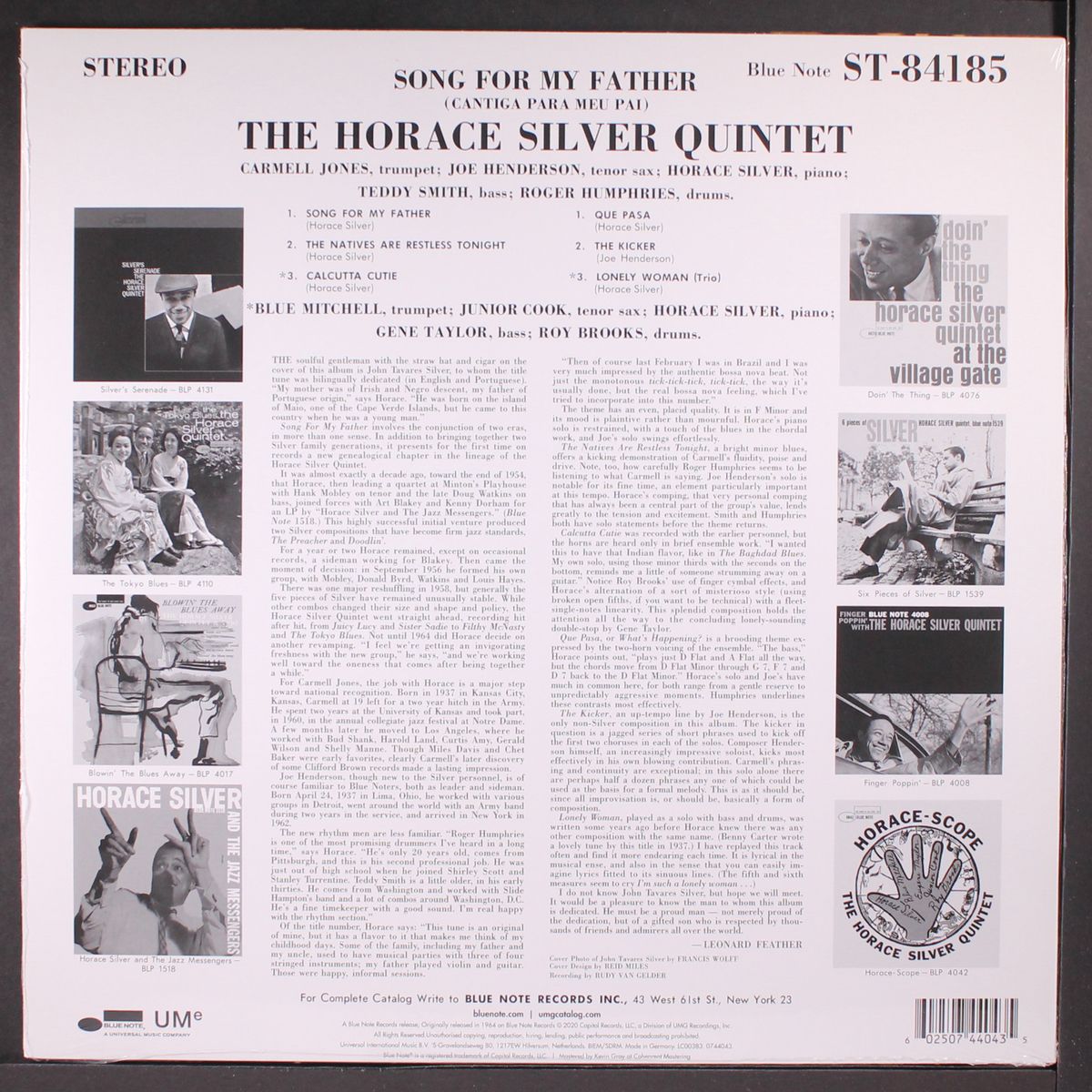 song for my father by HORACE SILVER