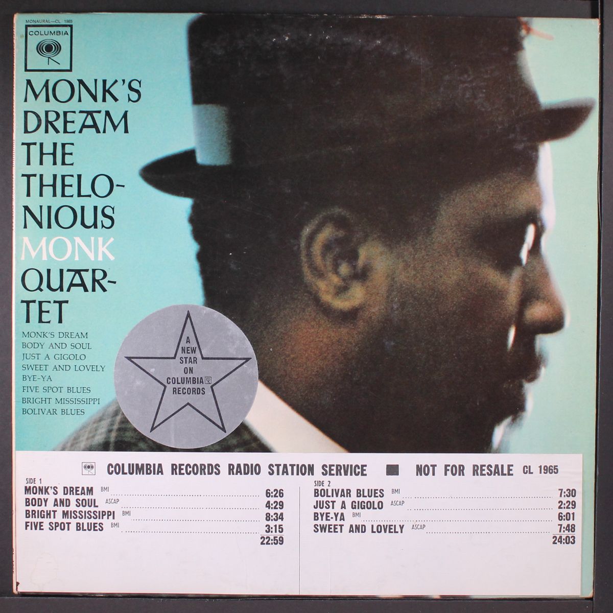 monk's dream by THELONIOUS MONK