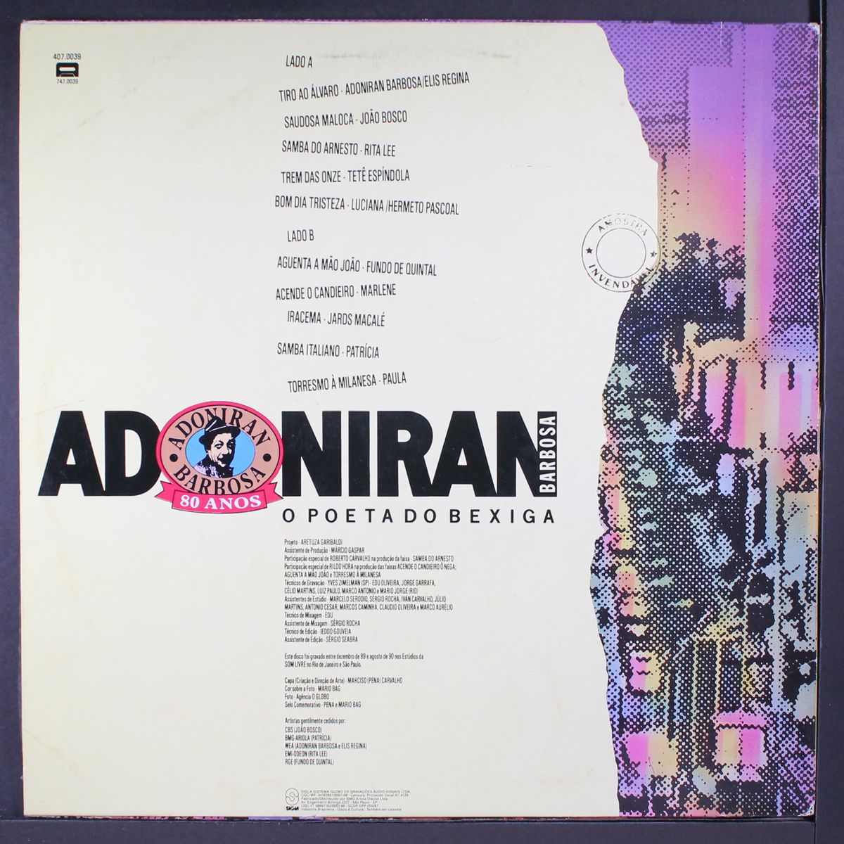 adoniran o poeta do bexiga by HERMETO PASCOAL, ELIS REGINA, JOAO BOSCO