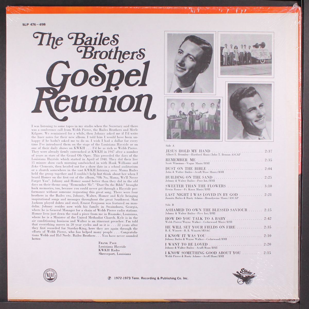 gospel reunion by BAILES BROTHERS
