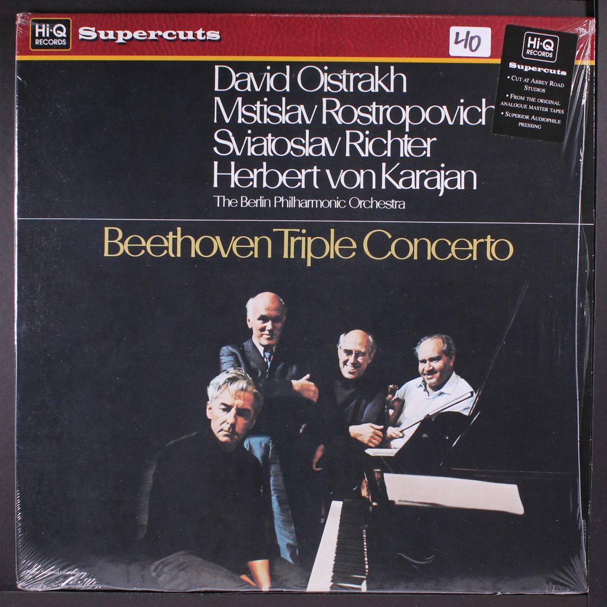 beethoven: triple concerto by BERLIN PHILHARMONIC