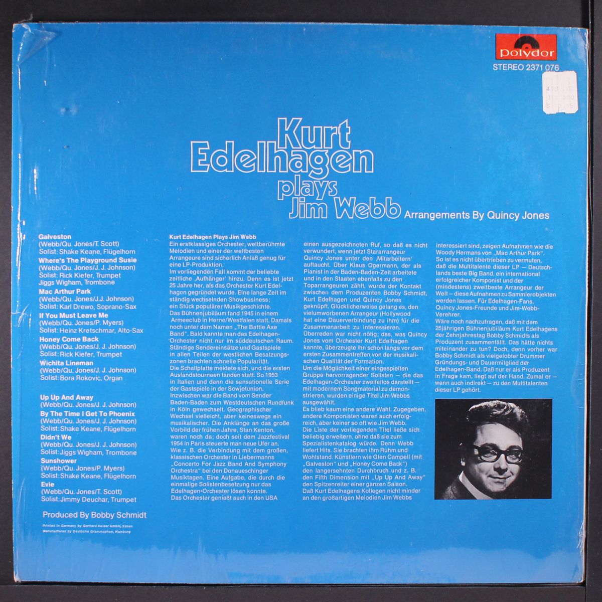 plays jim webb by KURT EDELHAGEN