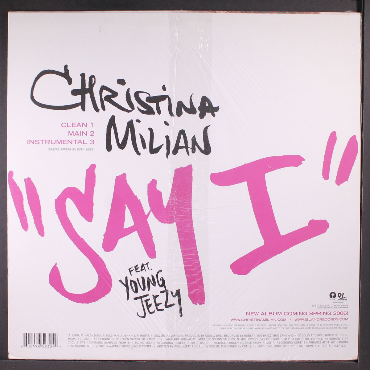 say i by CHRISTINA MILIAN