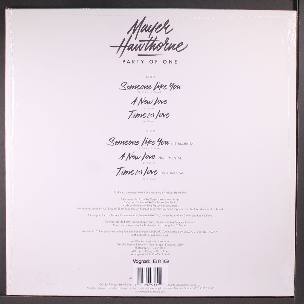 party of one by MAYER HAWTHORNE