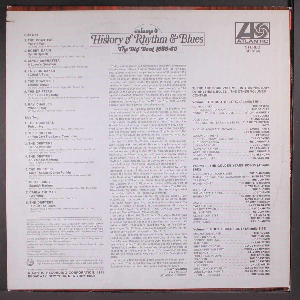 history of rhythm & blues, vol. 4: the big beat 1958-60 by VARIOUS