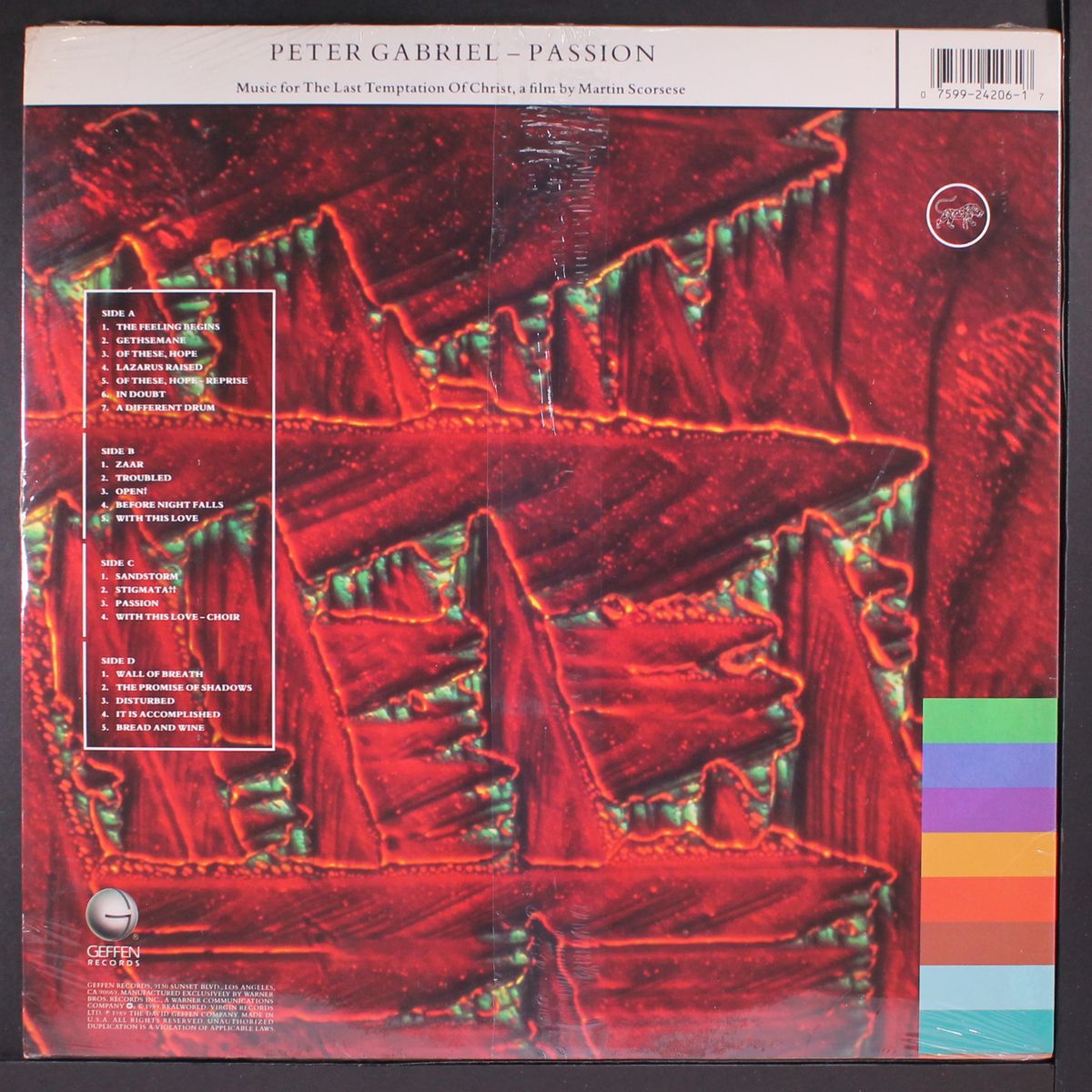 passion (music for the last temptation of christ) by PETER GABRIEL