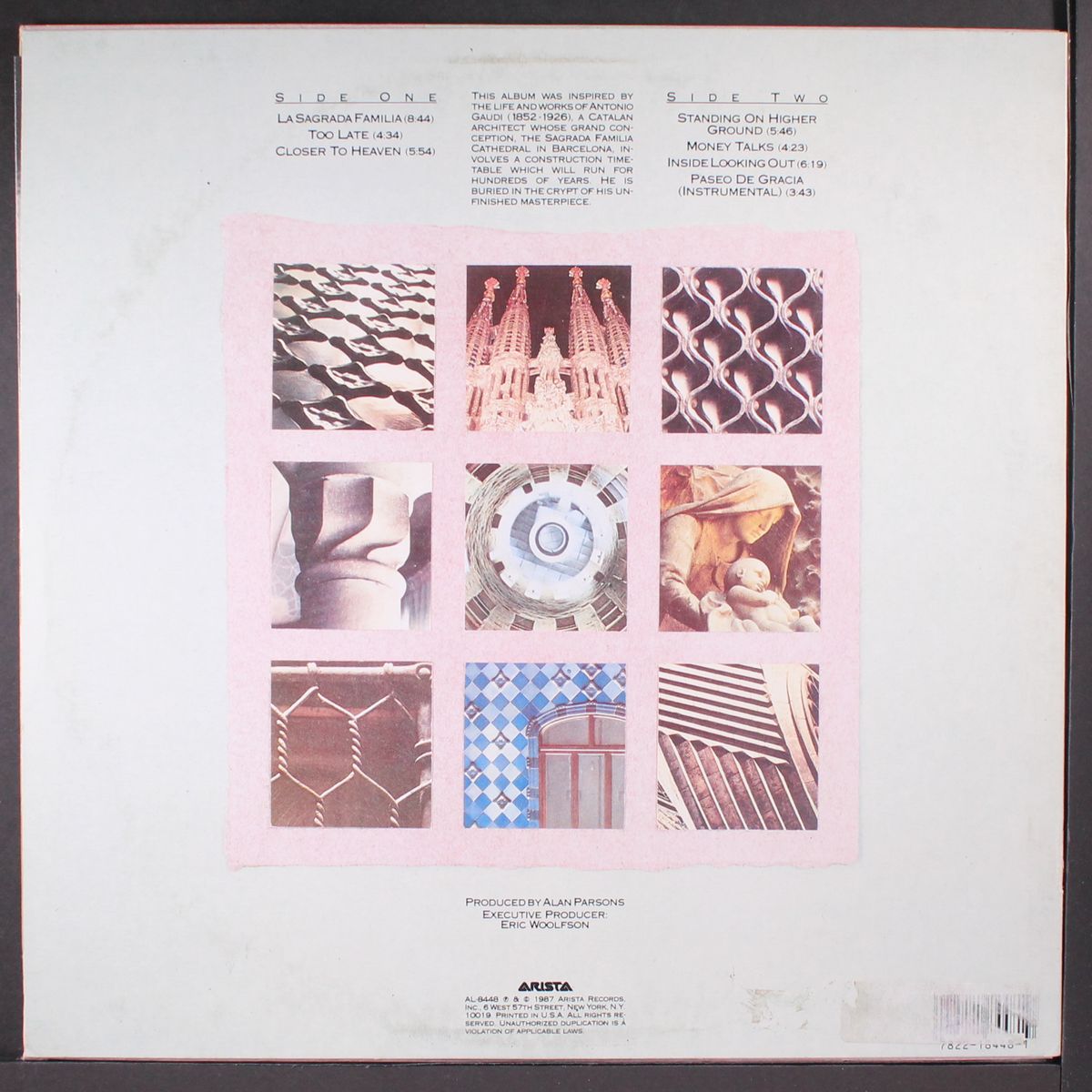 gaudi by ALAN PARSONS PROJECT