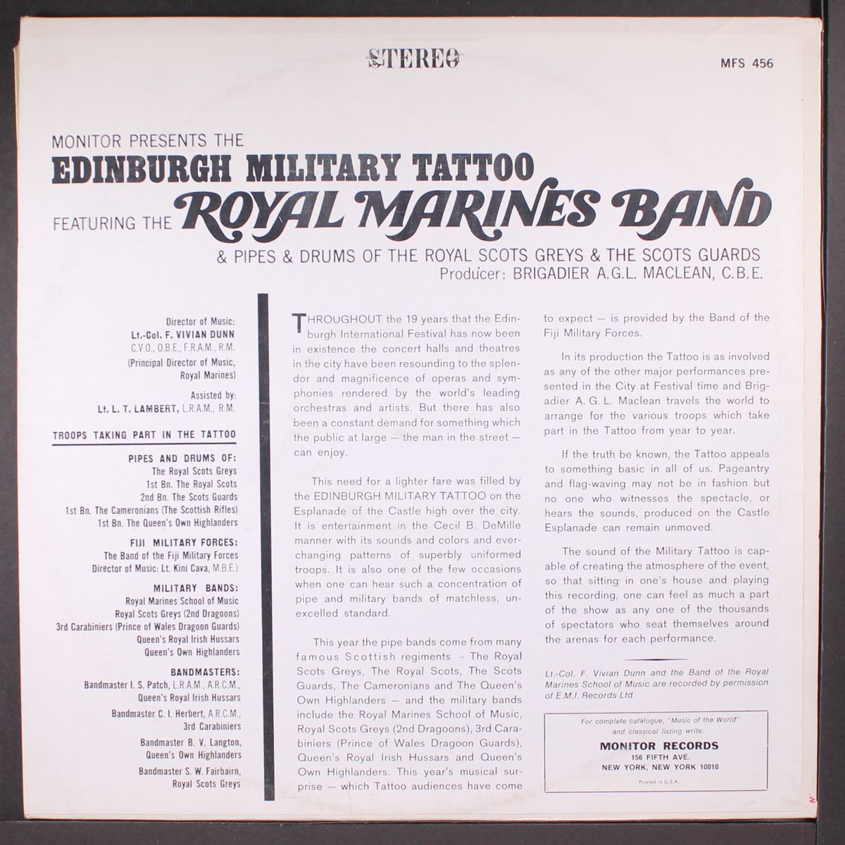 edinburgh military tattoo by ROYAL MARINES BAND