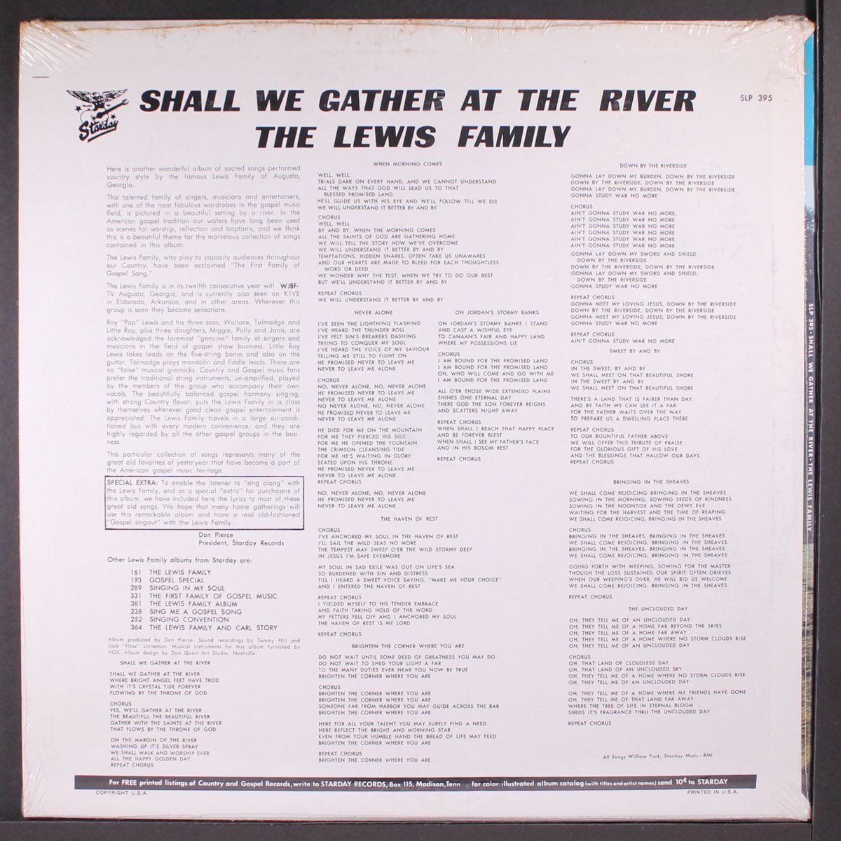 shall we gather at the river by LEWIS FAMILY