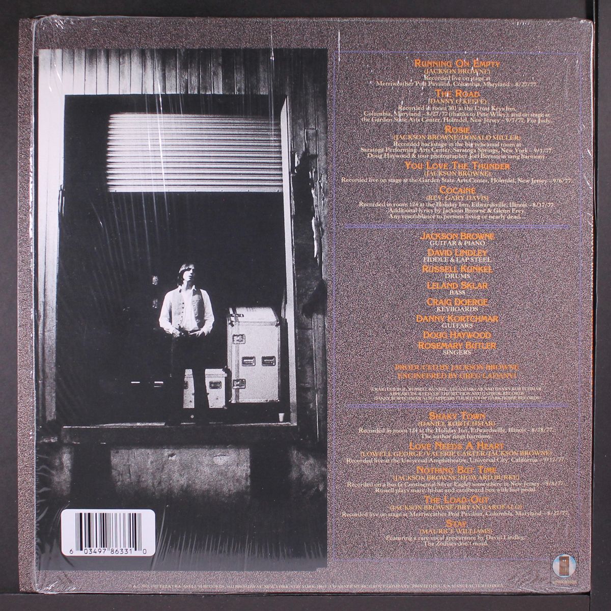 running on empty by JACKSON BROWNE