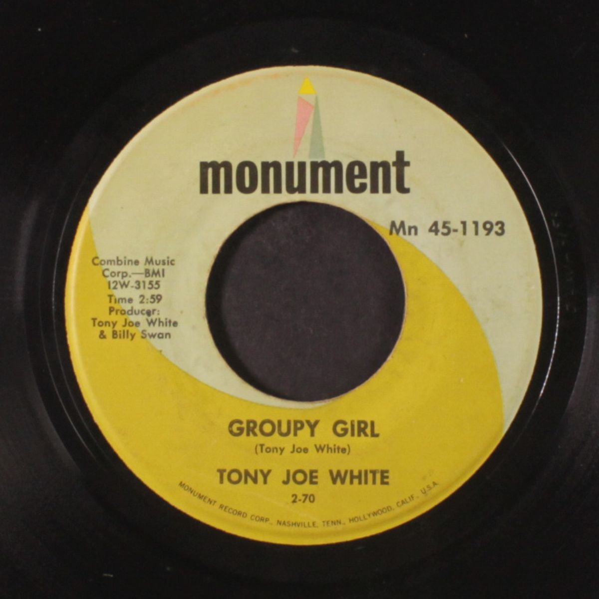high sheriff of calhoun parrish / groupy girl by TONY JOE WHITE