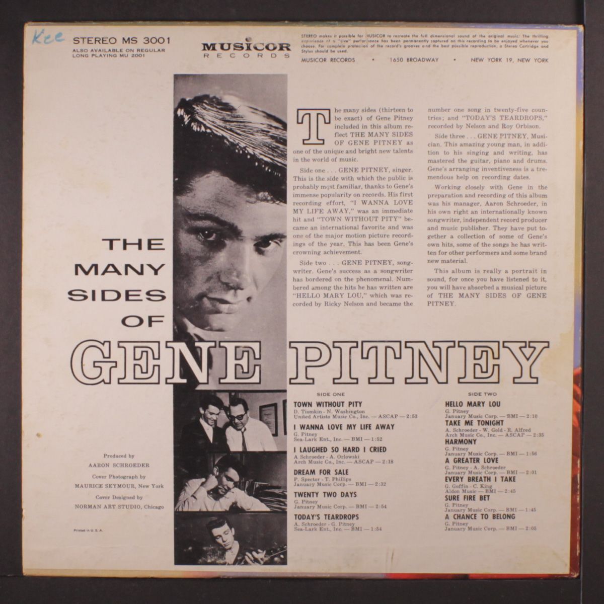 the many sides of by GENE PITNEY