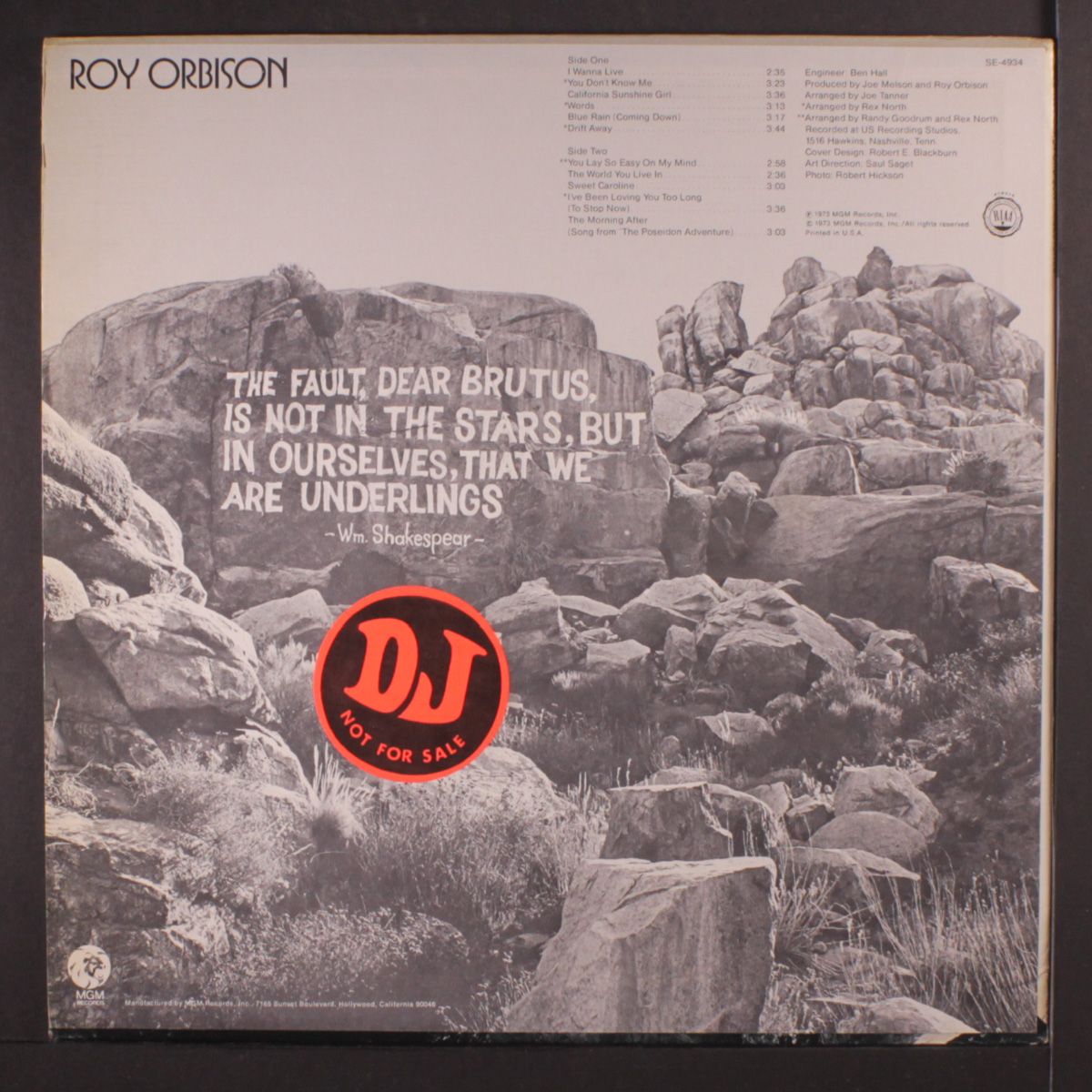 milestones by ROY ORBISON