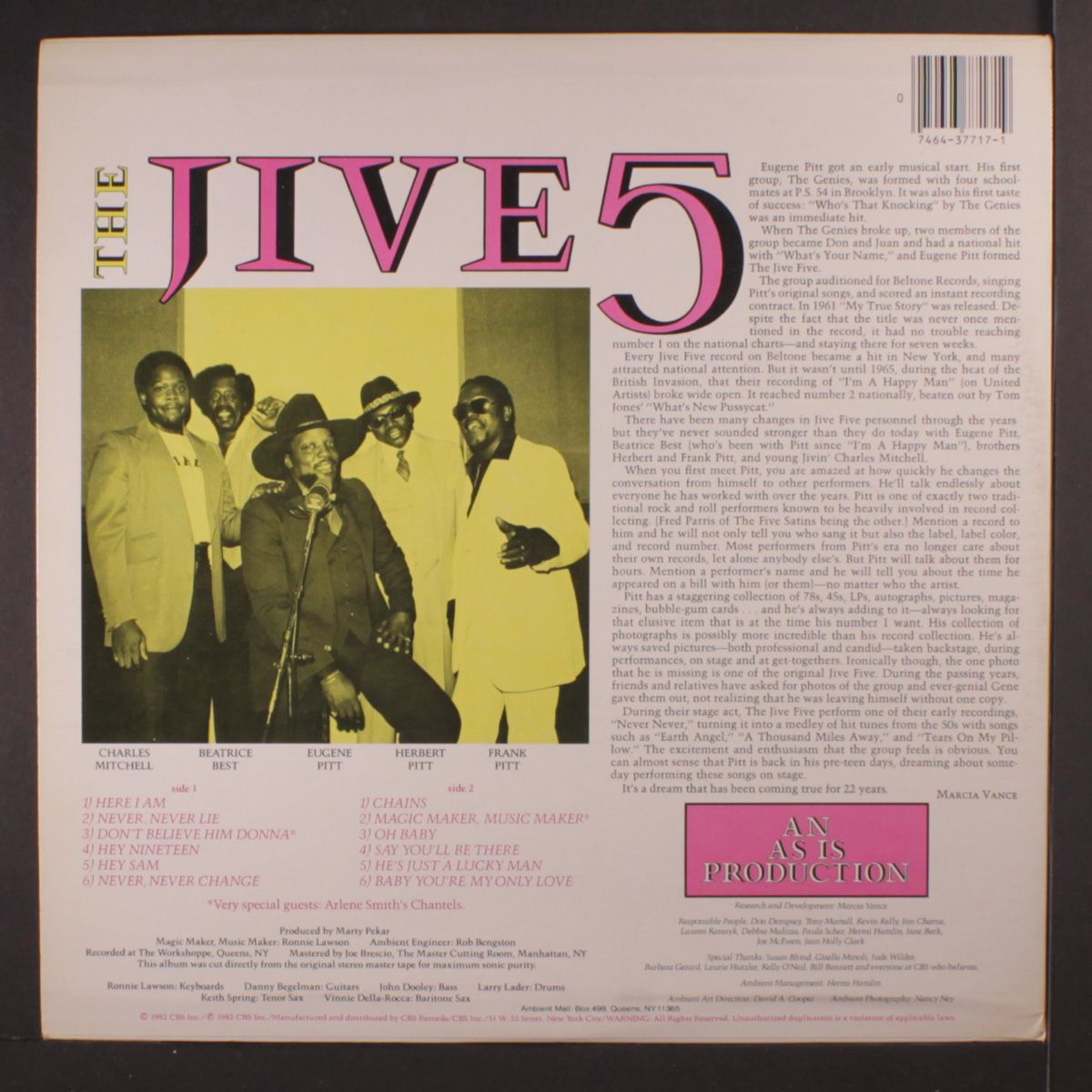 here we are by JIVE FIVE