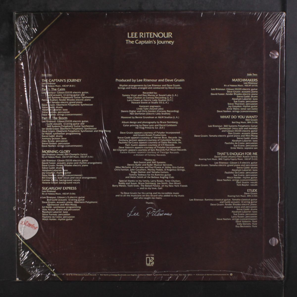 the captain's journey by LEE RITENOUR