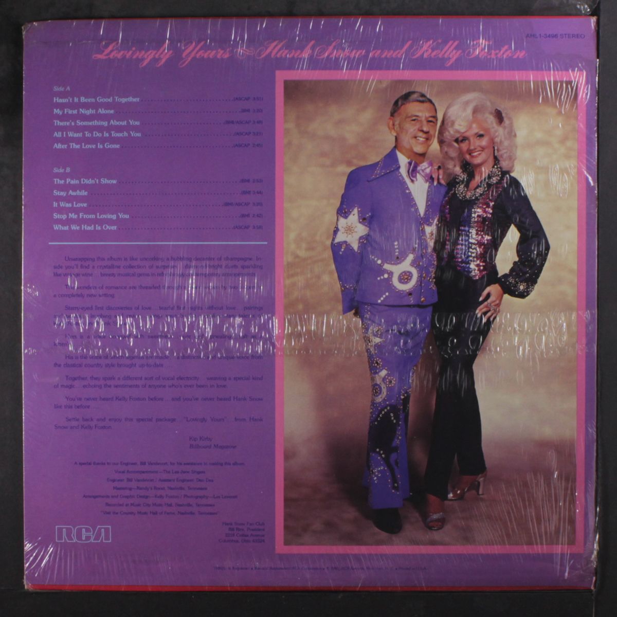 lovingly yours by HANK SNOW & KELLY FOXTON