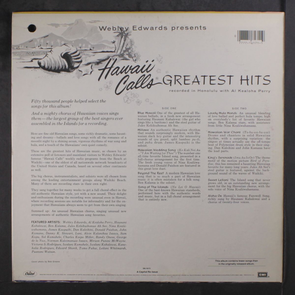 hawaii calls: greatest hits by WEBLEY EDWARDS