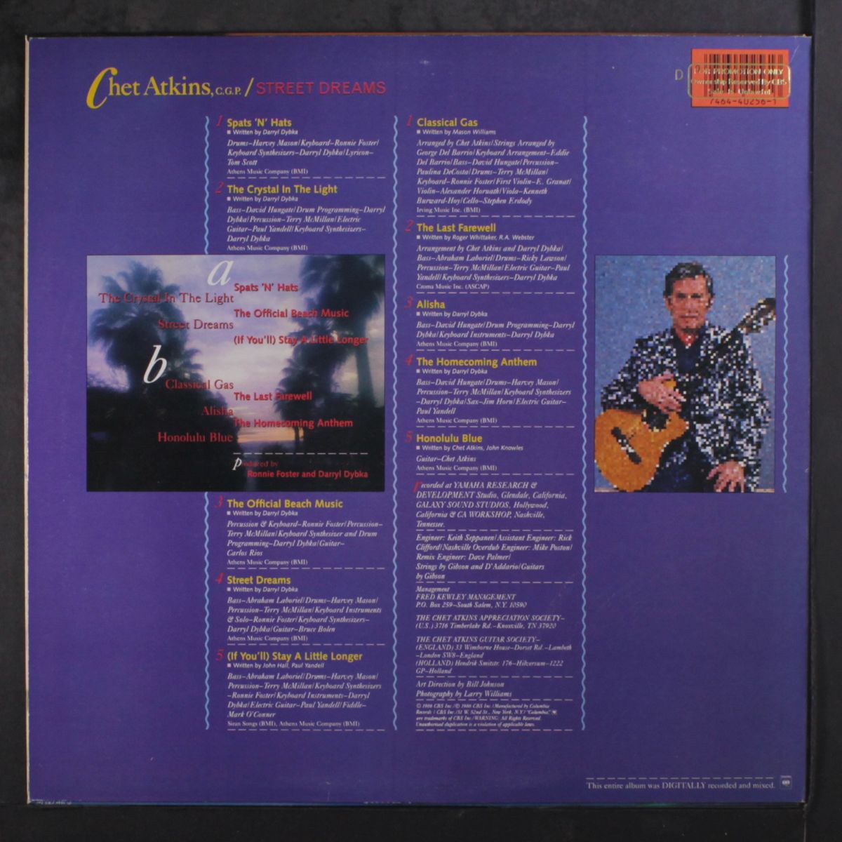 street dreams by CHET ATKINS