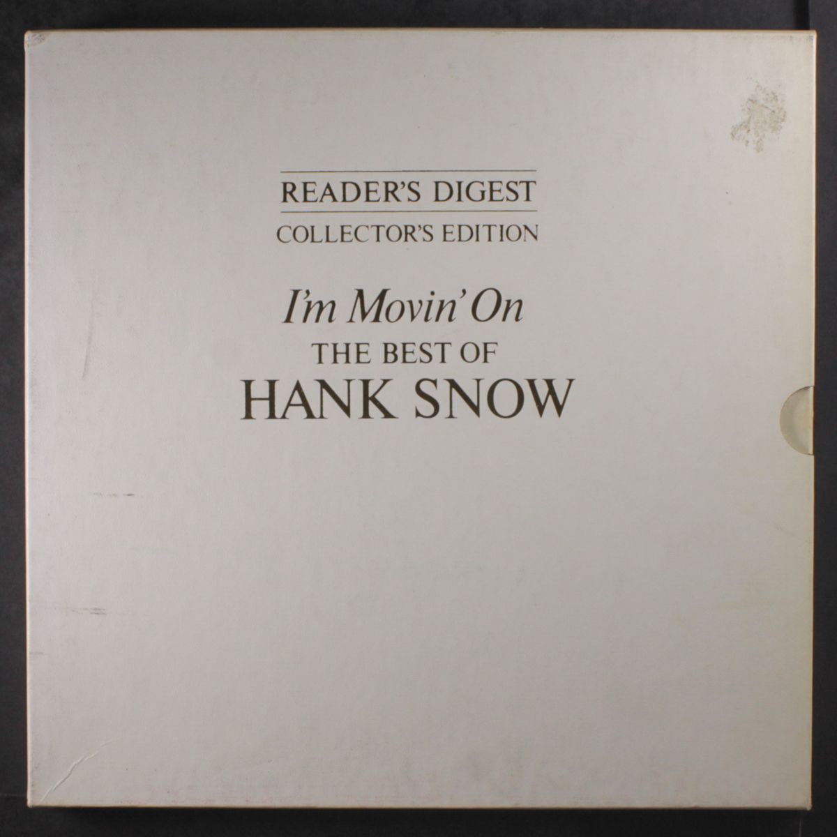 i'm movin' on reader's digest collection by HANK SNOW