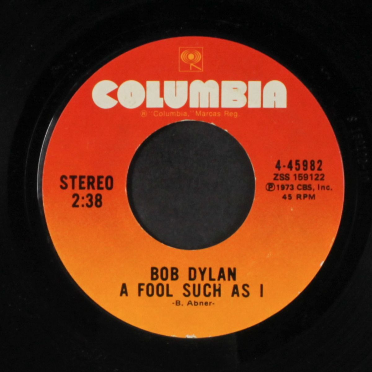 a fool such as i / lily of the west by BOB DYLAN