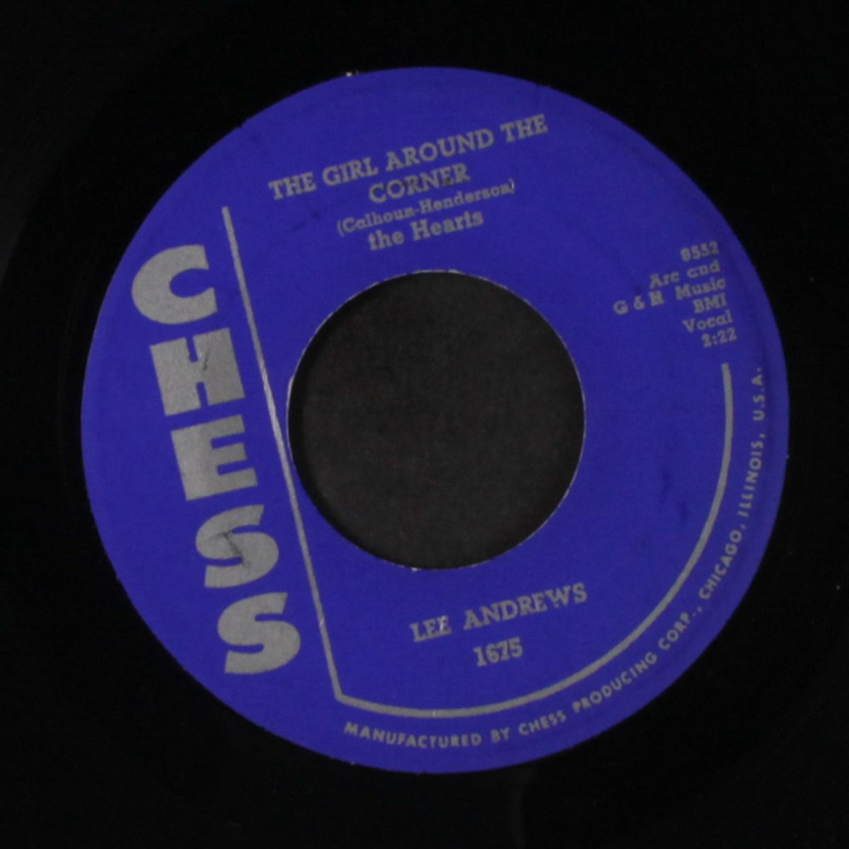tear drops / the girl around the corner by LEE ANDREWS & HEARTS