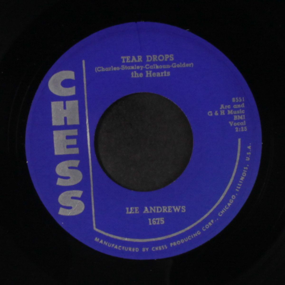 tear drops / the girl around the corner by LEE ANDREWS & HEARTS