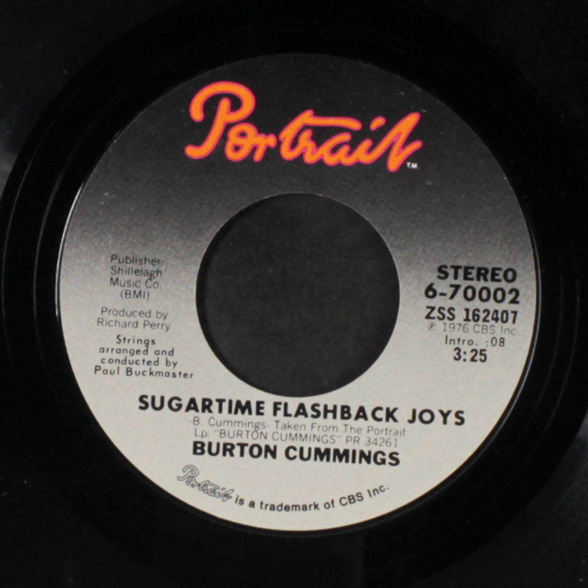 i'm scared / sugartime flashback joys by BURTON CUMMINGS
