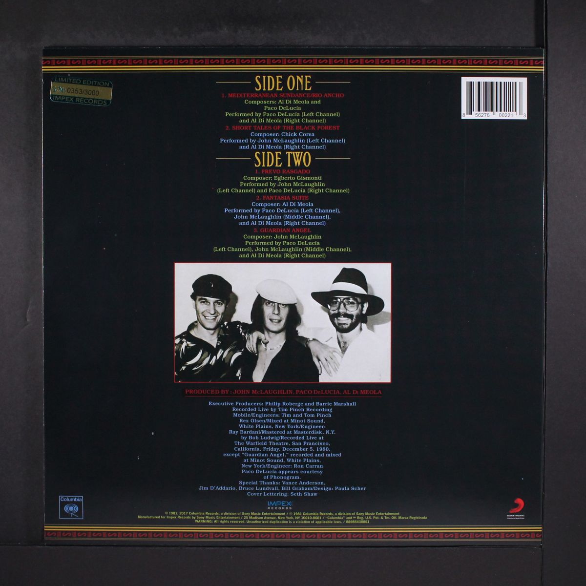 friday night in san francisco by AL DI MEOLA / MCLAUGHLIN / DE LUCIA