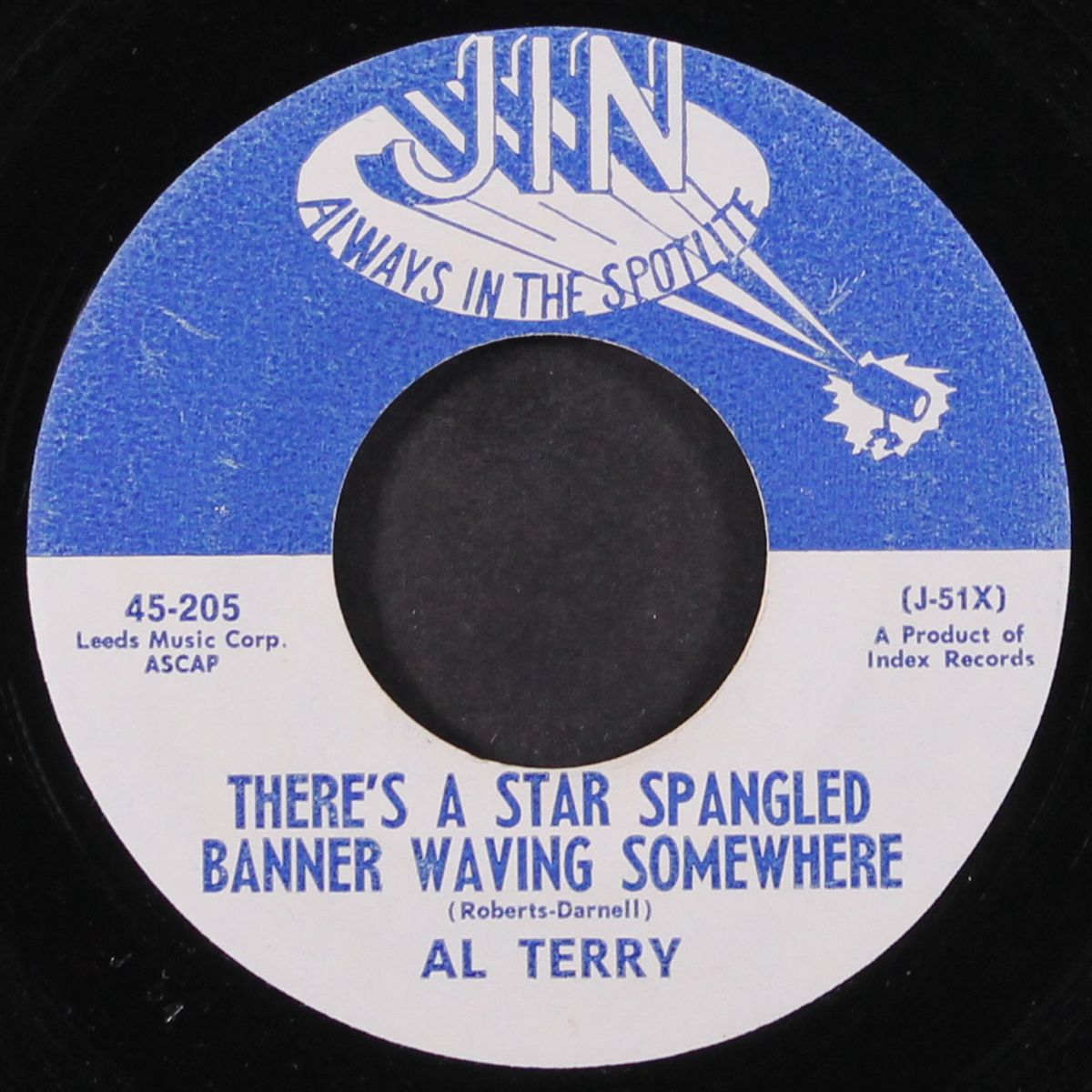 roughneck blues / there's a star spangled banner waving somwhere by AL TERRY