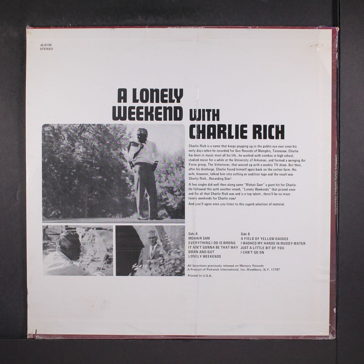 lonely weekends by CHARLIE RICH