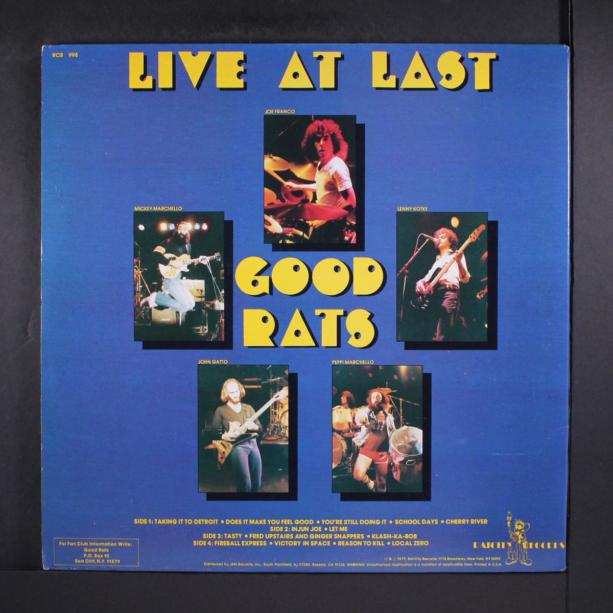live at last by GOOD RATS