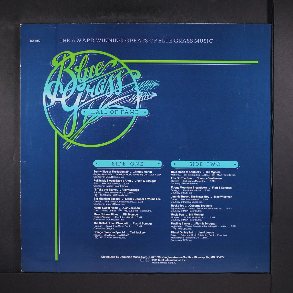 blue grass hall of fame by SMOKEY RIVER BOYS