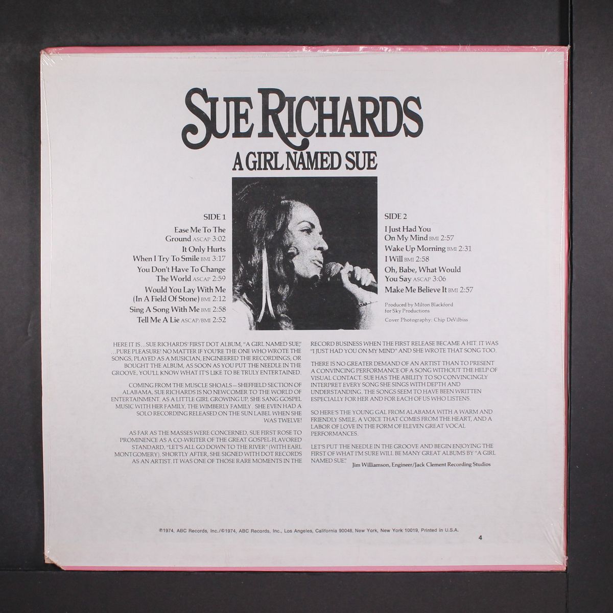 a girl named sue by SUE RICHARDS