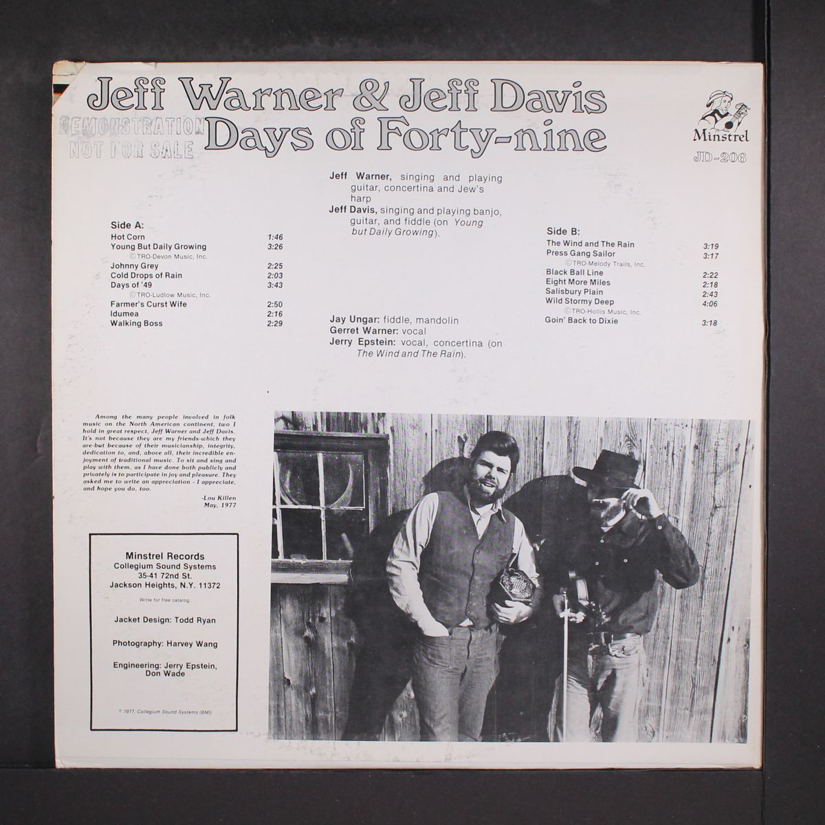 days of forty-nine by JEFF WARNER & JEFF DAVIS
