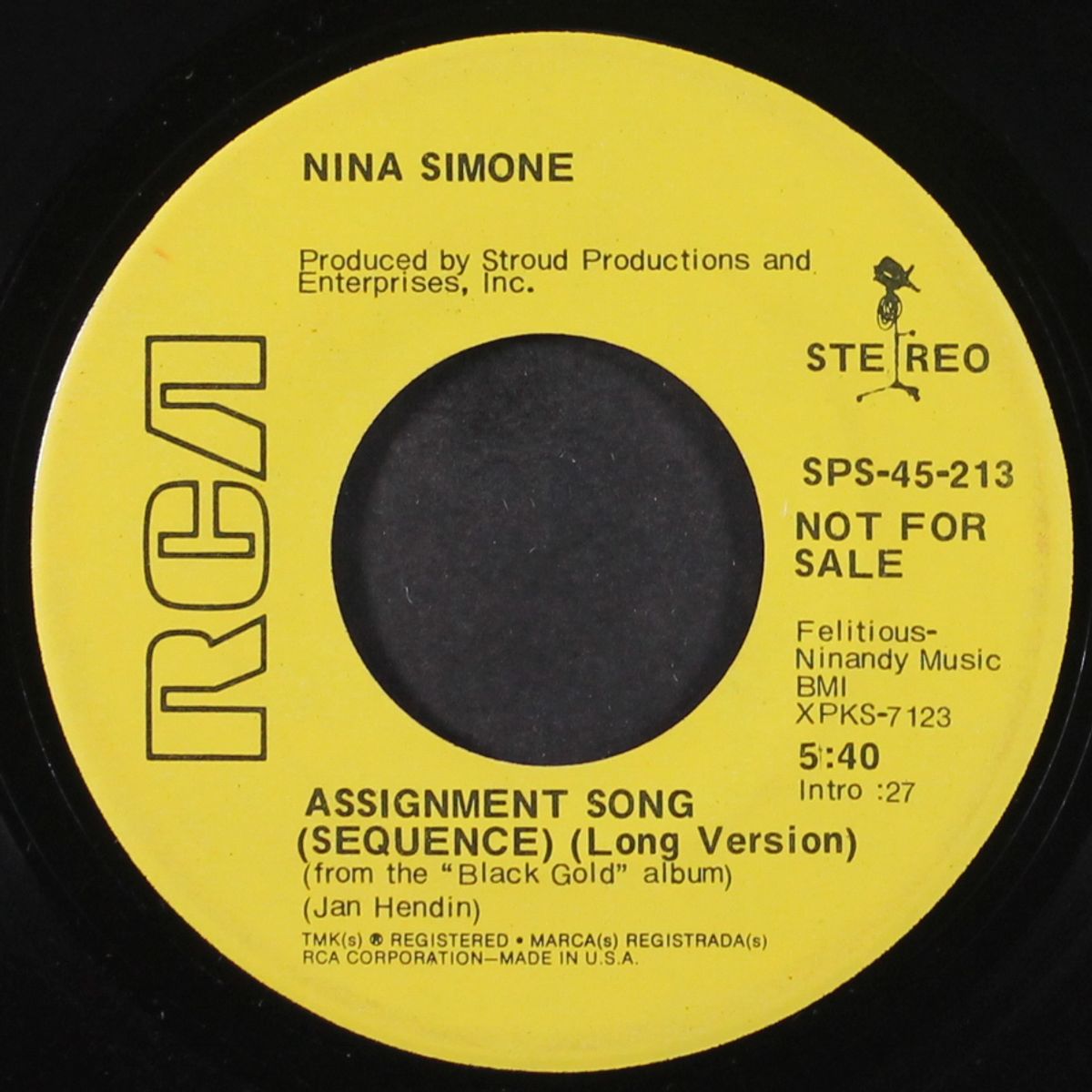 assignment song / long by NINA SIMONE