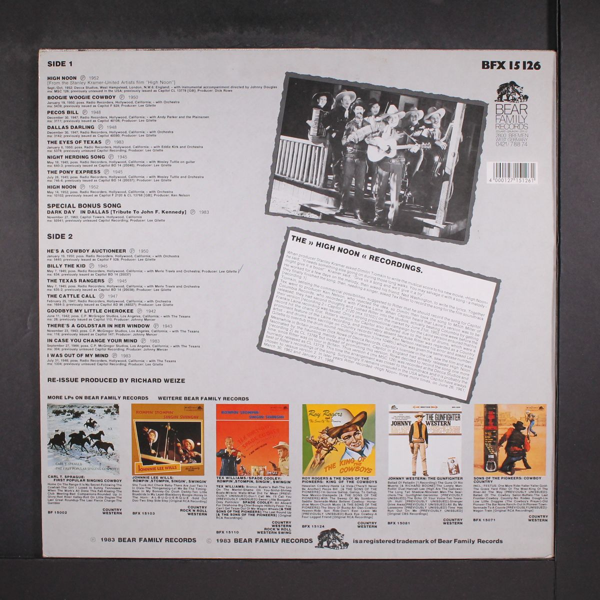 high noon by TEX RITTER