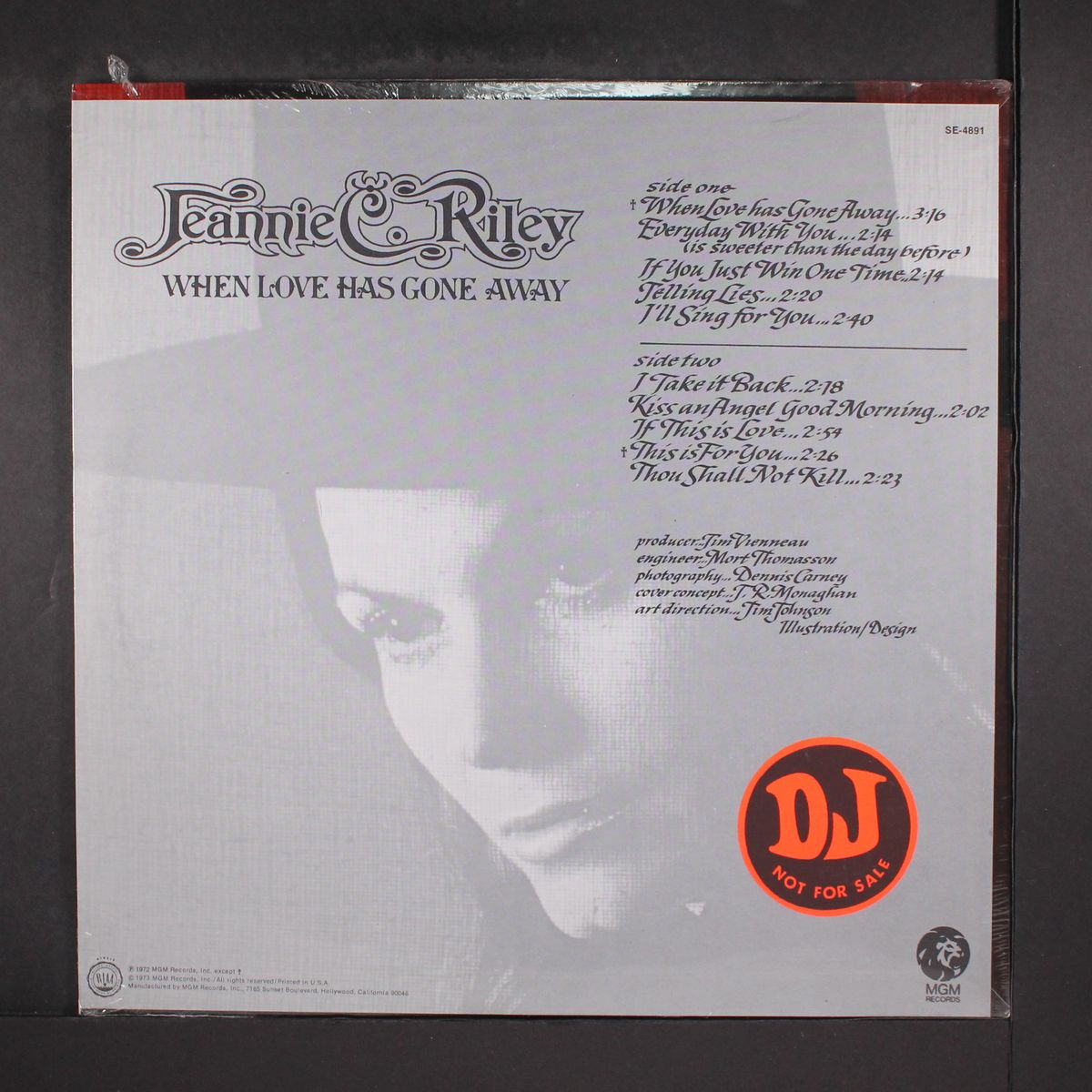 when love has gone away by JEANNIE C. RILEY