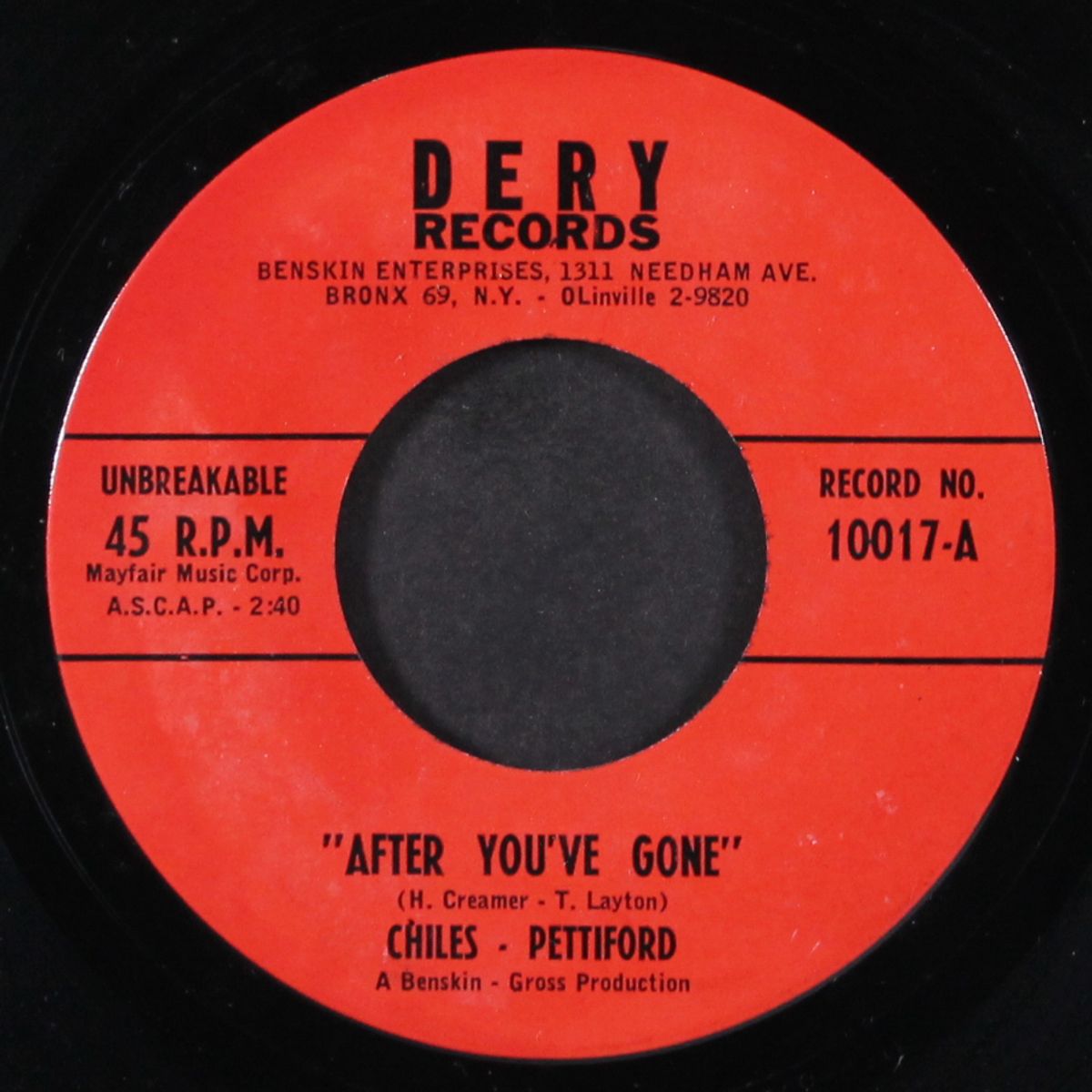 after you've gone / to love and be loved by CHILES & PETTIFORD