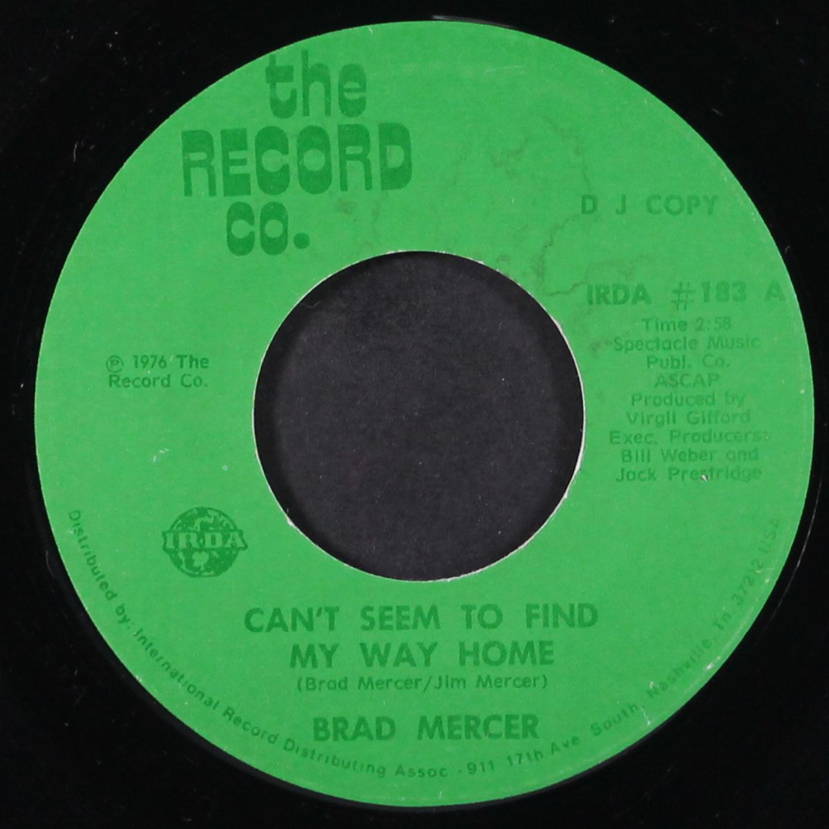 soul's where it's at / can't seem to find my way home by BRAD MERCER