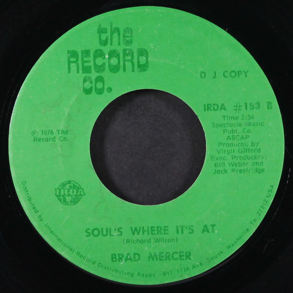 soul's where it's at / can't seem to find my way home by BRAD MERCER
