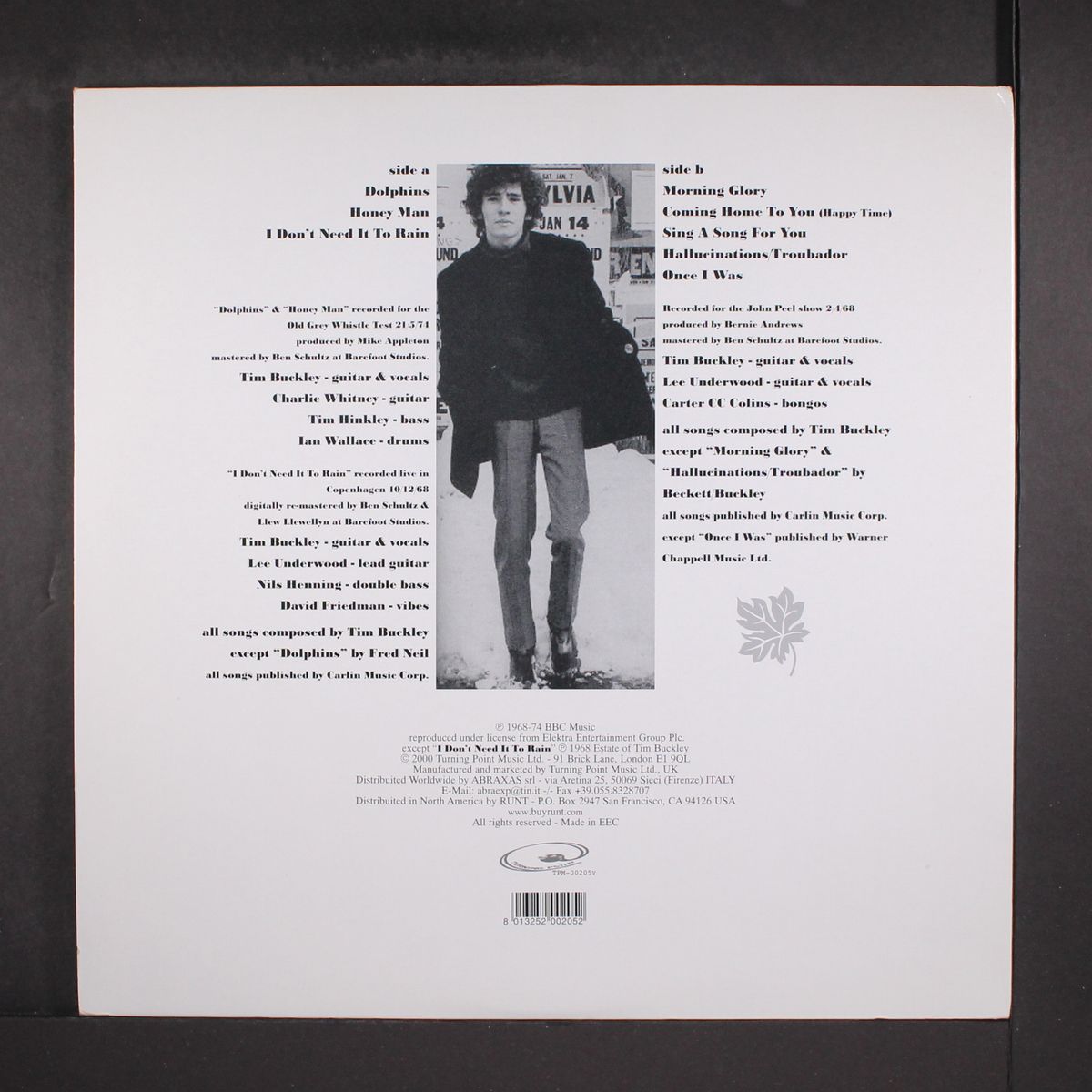once i was by TIM BUCKLEY