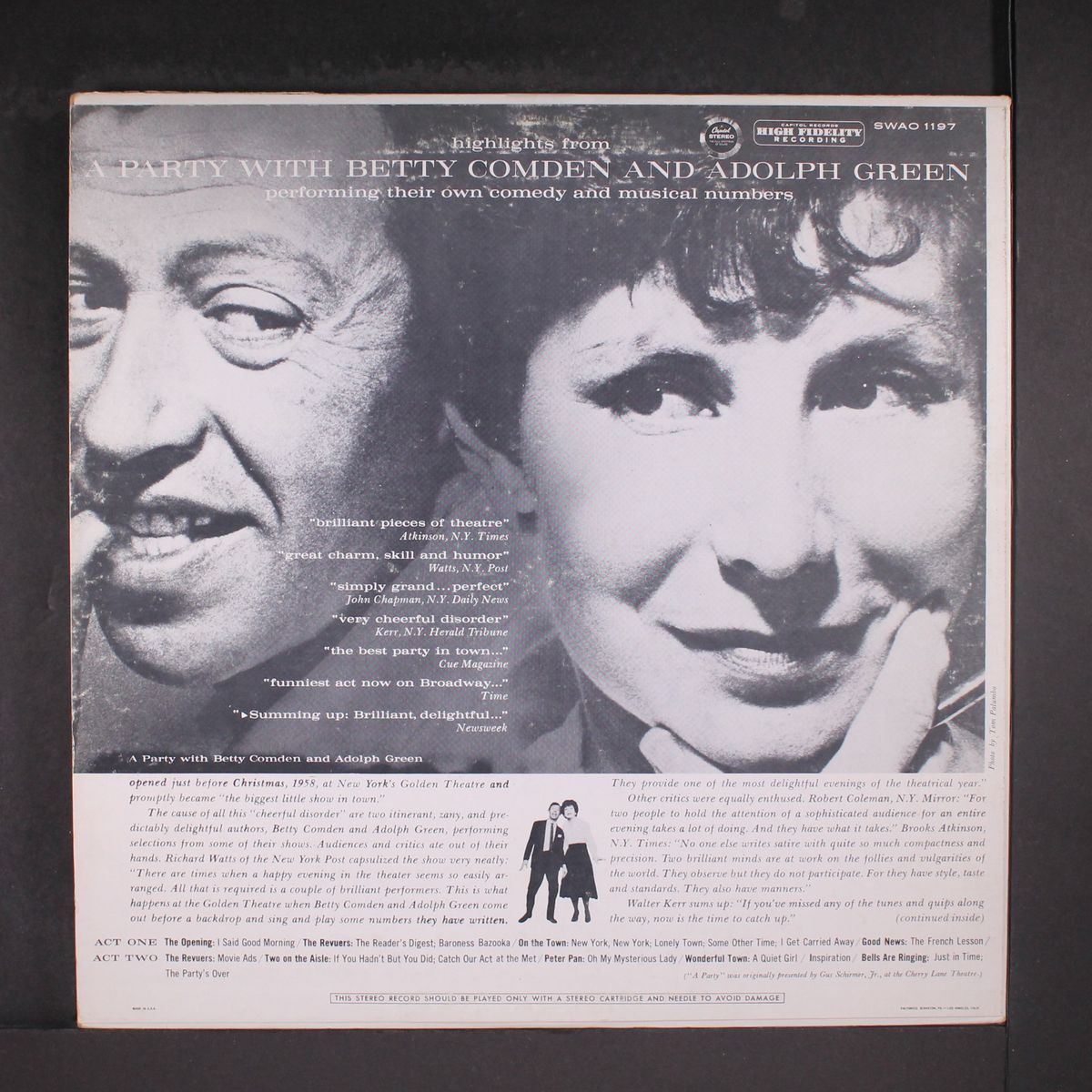 a party with betty comden & adolph green by ORIGINAL CAST