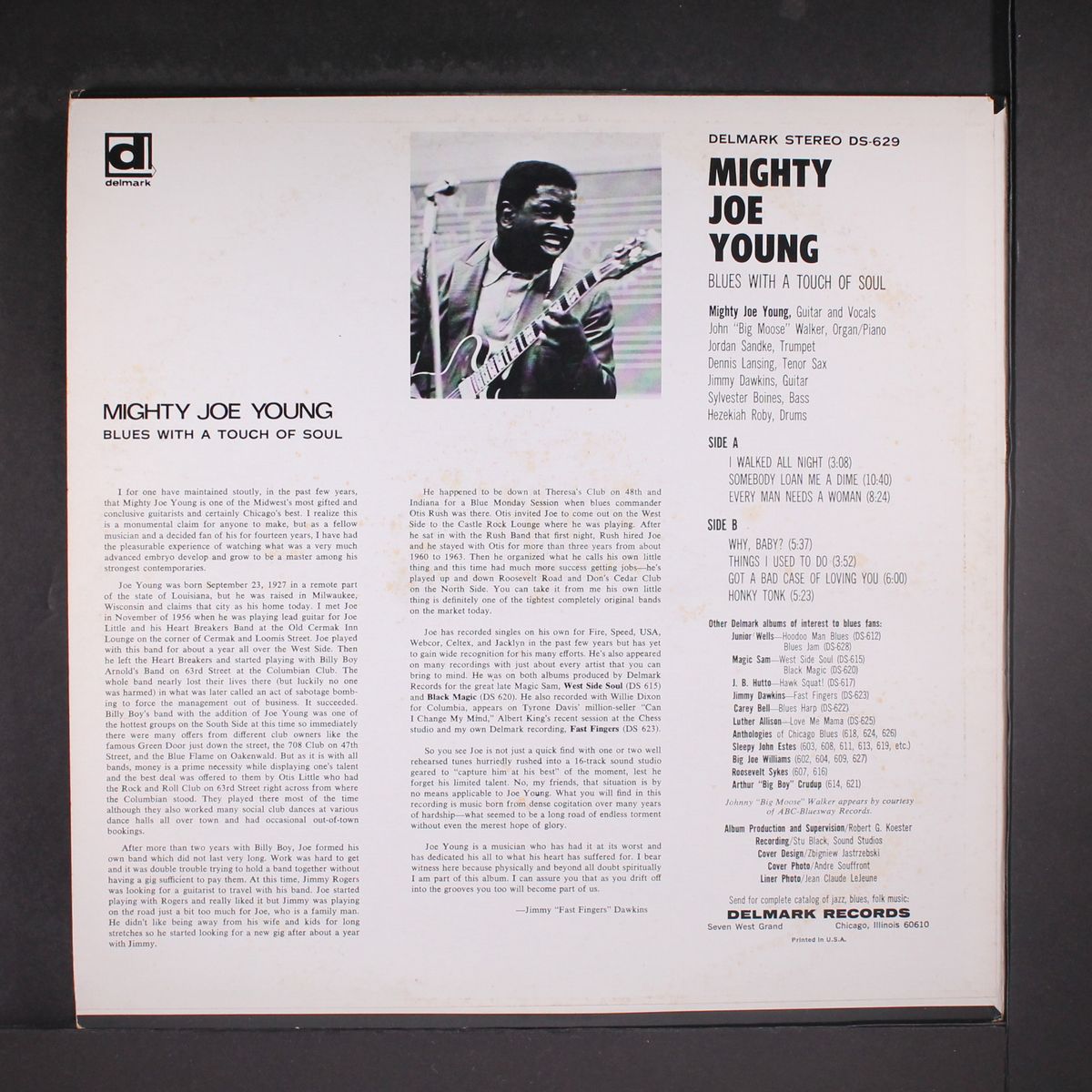 blues with a touch of soul by MIGHTY JOE YOUNG