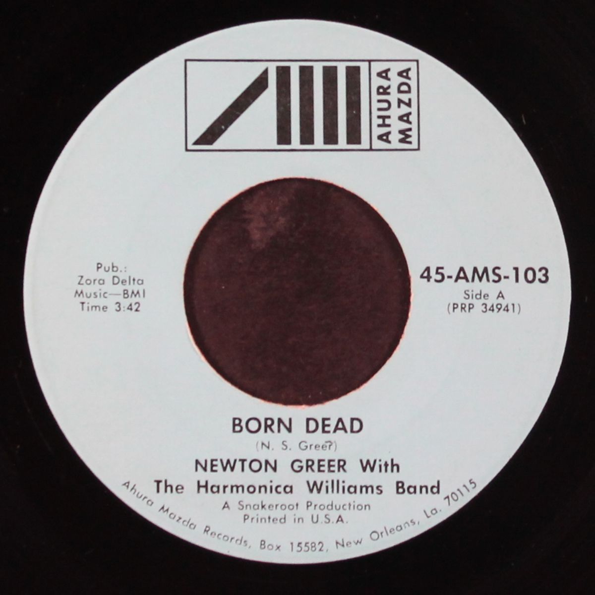 born dead / highway 82 by NEWTON GREER / HARMONICA WILLIAMS