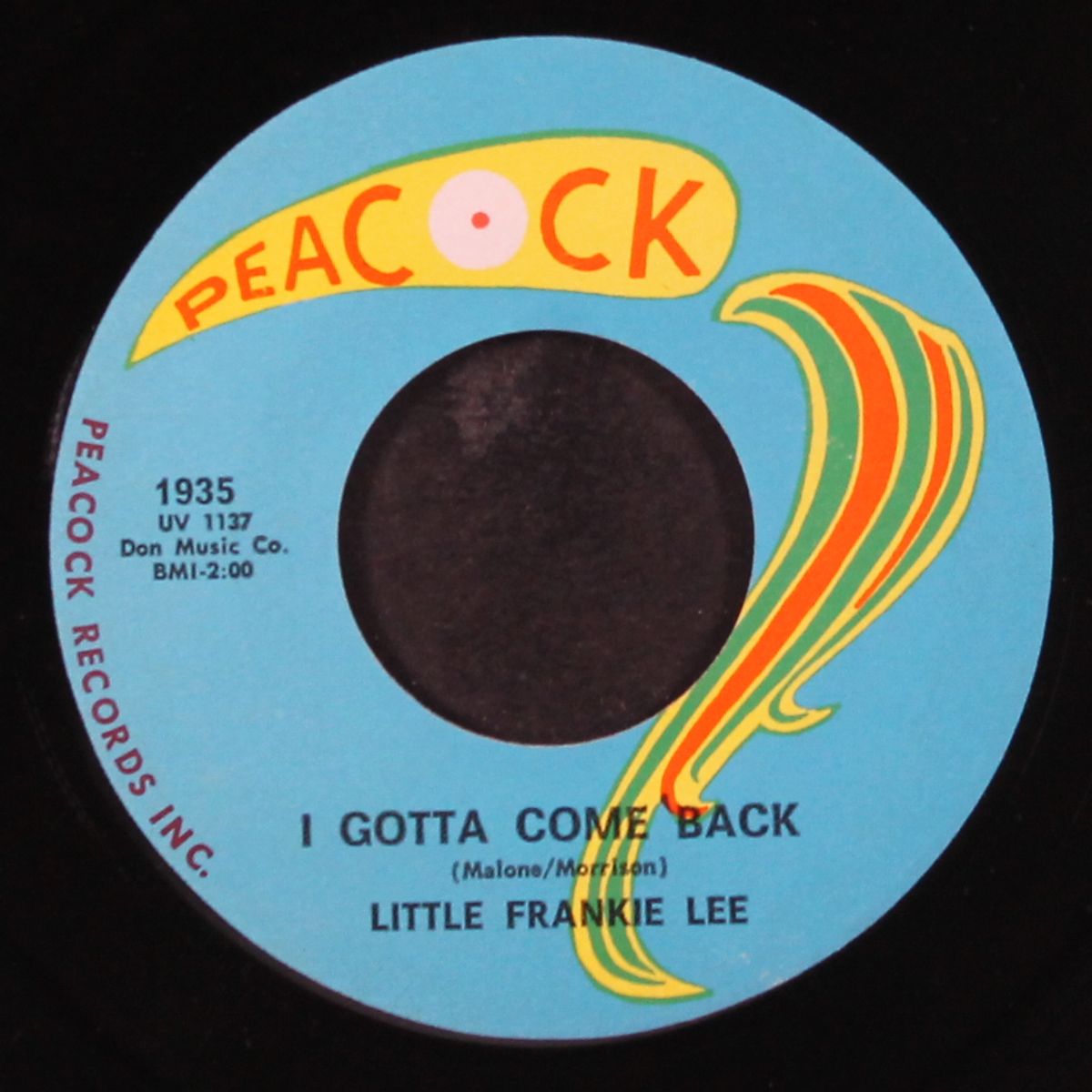 taxi blues / i gotta come back by LITTLE FRANKIE LEE