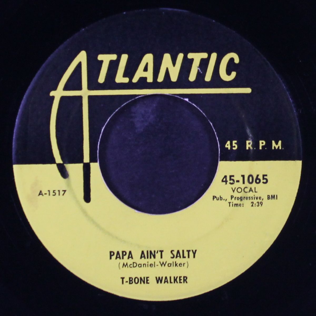 papa ain't salty / t-bone shuffle by T-BONE WALKER