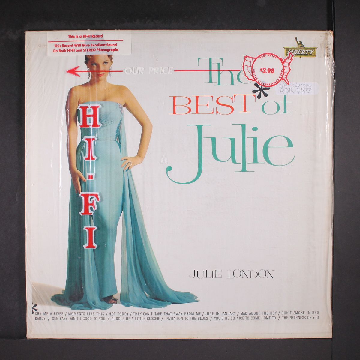 the best of julie by JULIE LONDON