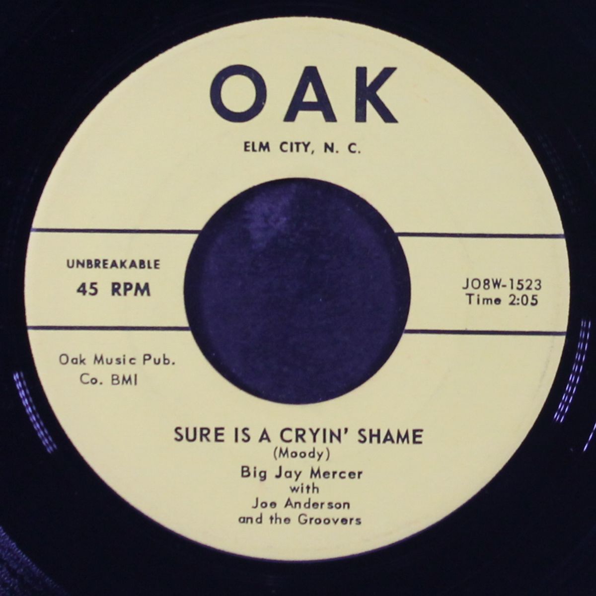 bermudas / sure is a crying shame by BIG JAY MERCER